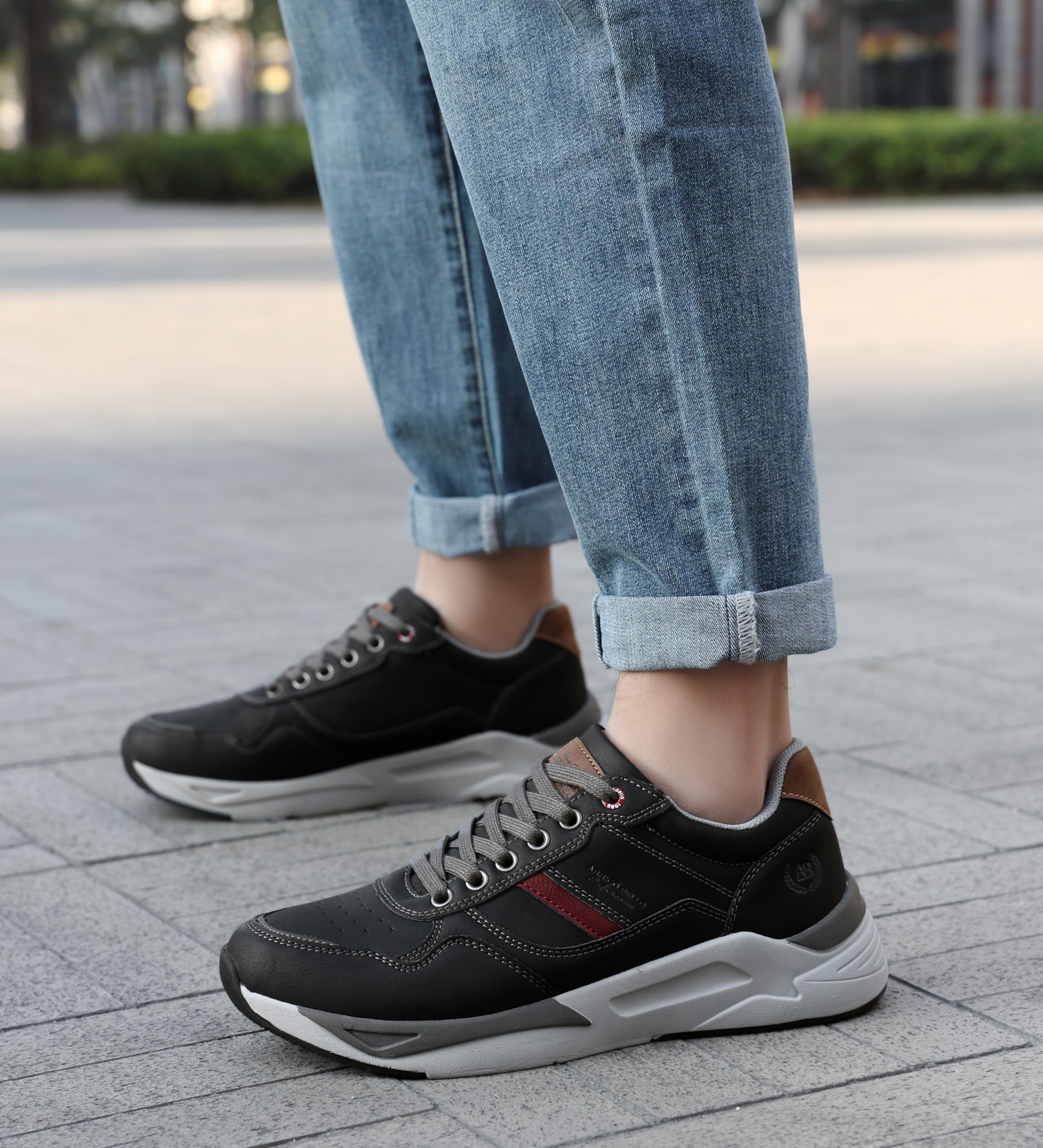 ARRIGO BELLO Baskets Homme Ville Chaussures Léger Formateurs Mode Sneakers Respirantes Marche Loisirs Chaussures Sports Extérieurs Taille 41-46