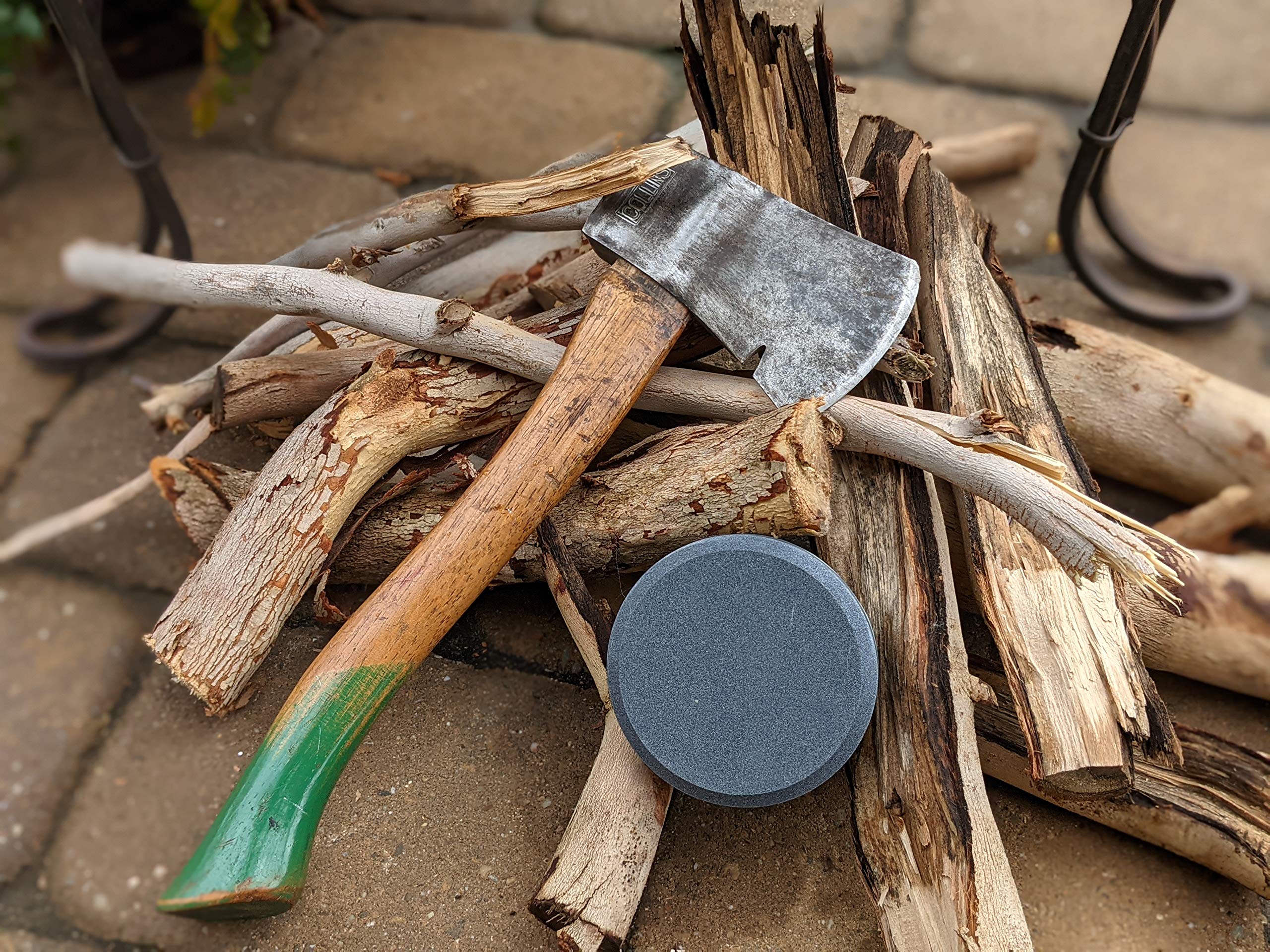 LARGE Axe Sharpener 3.75in x 1in Sharpening Stone for Axes