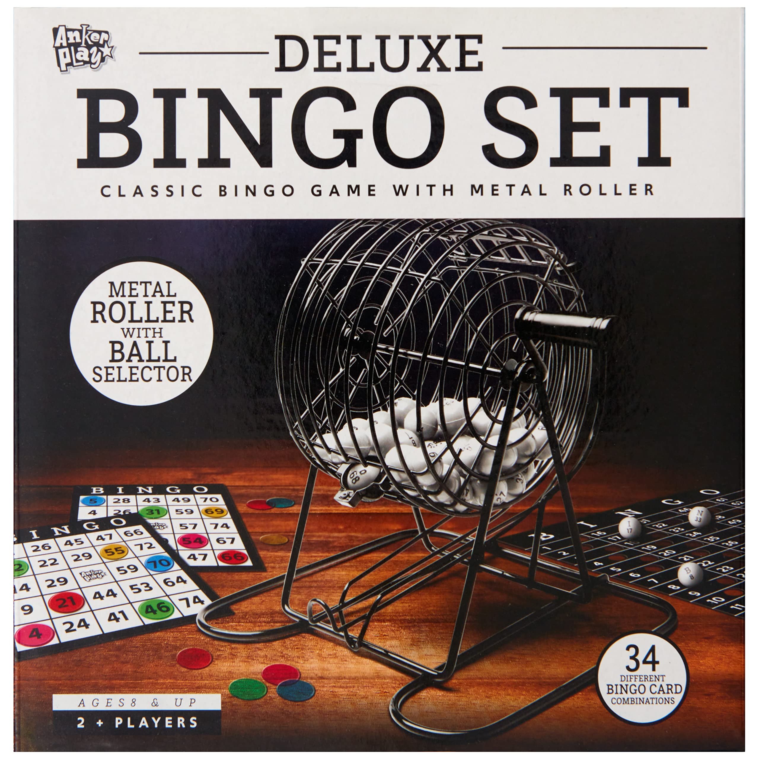 Amazon.com: Deluxe Metal Bingo Case - Bingo Night Play Kit
