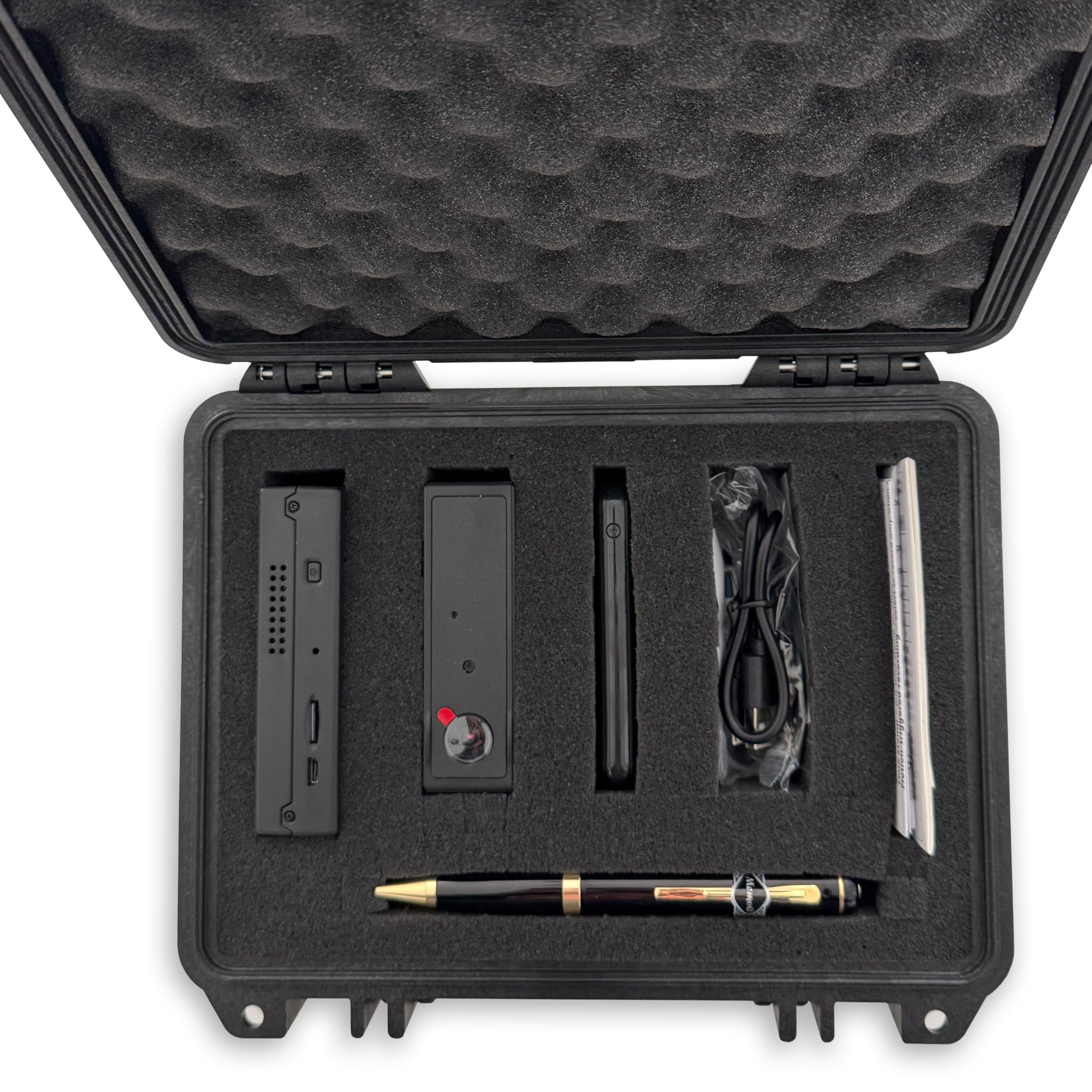 Valise De Surveillance Mobile Pro – Enregistrement 4 Caméras – Écran & Joystick – Matériel Espionnage