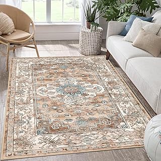 Pauwer Boho Area Rug 3x5, Farmhouse Vintage M...,