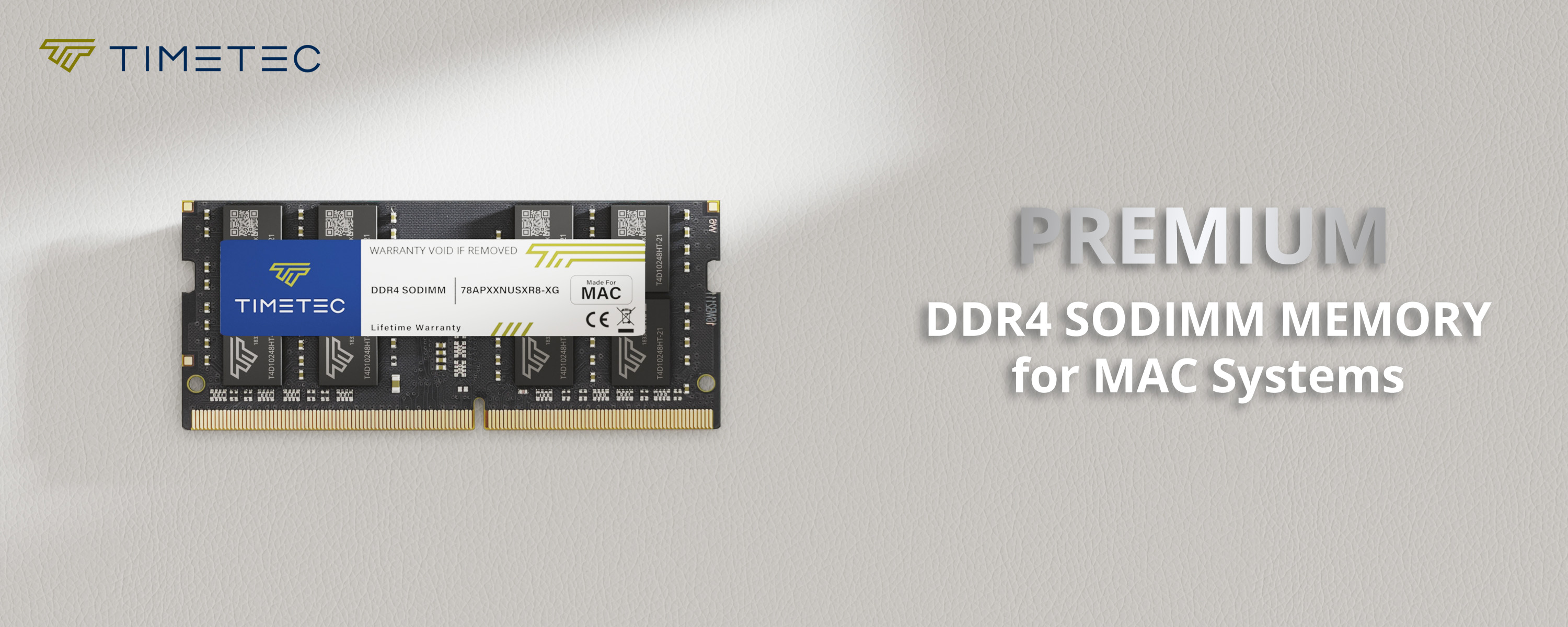 Timetec 32GB(2x16GB) Mac用 Apple 専用増設メモリ Timetec 32GB KIT(2x16GB) Compatible for Apple DDR4 2666MHz