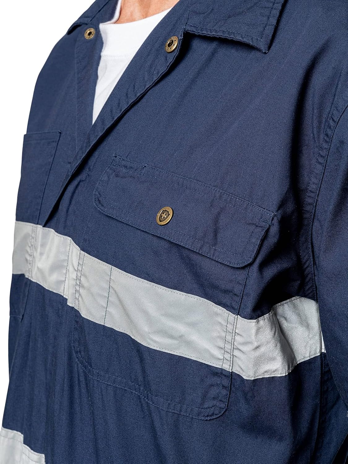 Insect Shield Men's Coverall with Hi-Visibility, Lightweight Breathable Hiking Pants with Built In Bug Protection