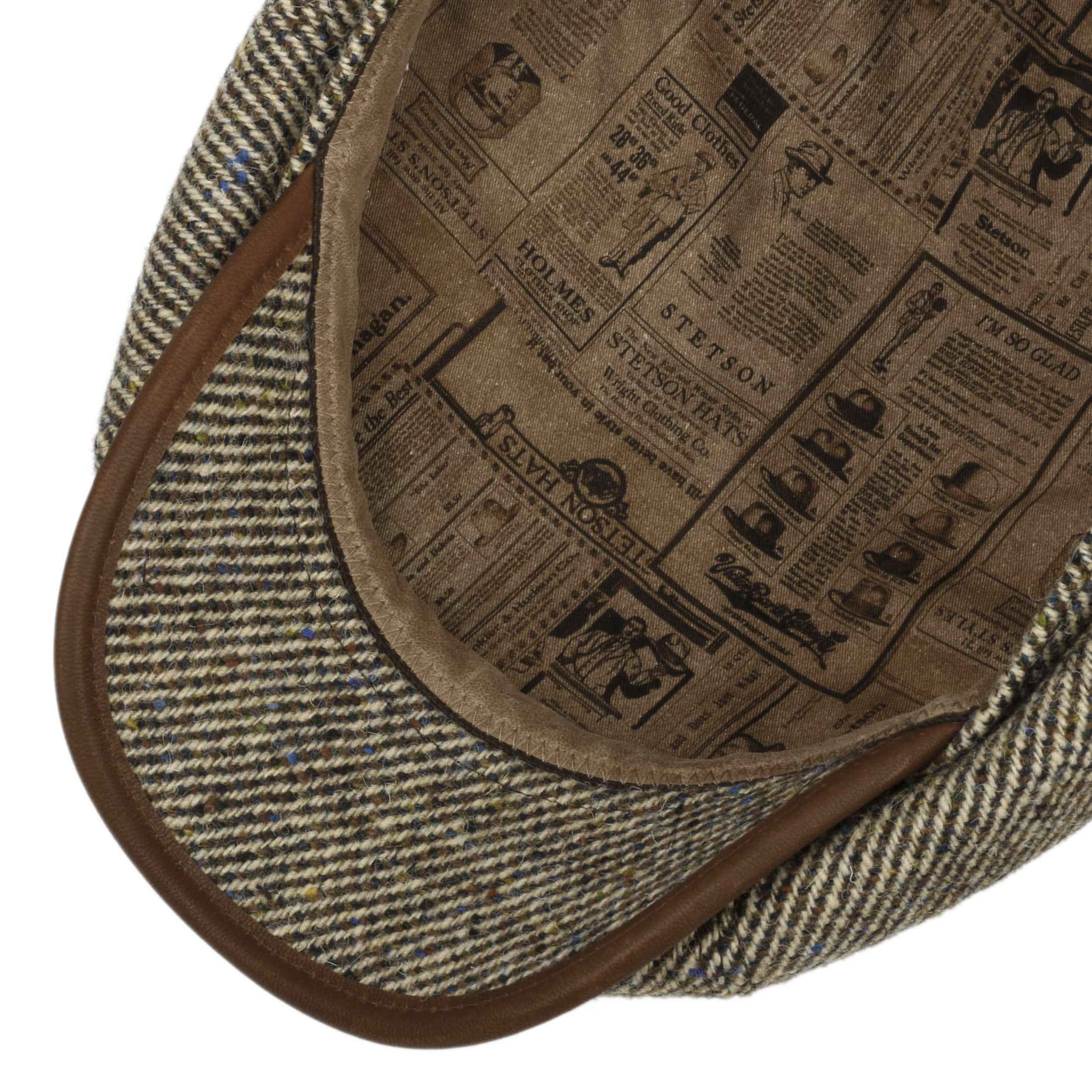 Stetson Kaszkiet Hatteras LiftonMężczyźni - Made in Germany czapka gawroszka z daszkiem wełniana daszkiem, podszewką jesień-zima Zima