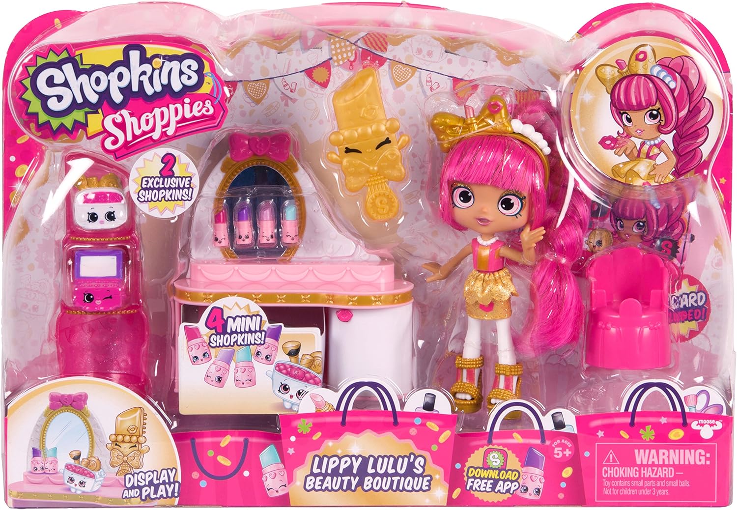 Shopkins Shoppies Lippy Lulu's Beauty Boutique Playset (discontinued