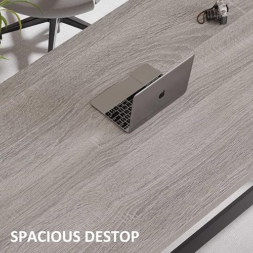 Miniatura 3 de IBF Escritorio para computadora, escritorio industrial para computadora portátil, escritorio de oficina, escritorio de juegos de granja con