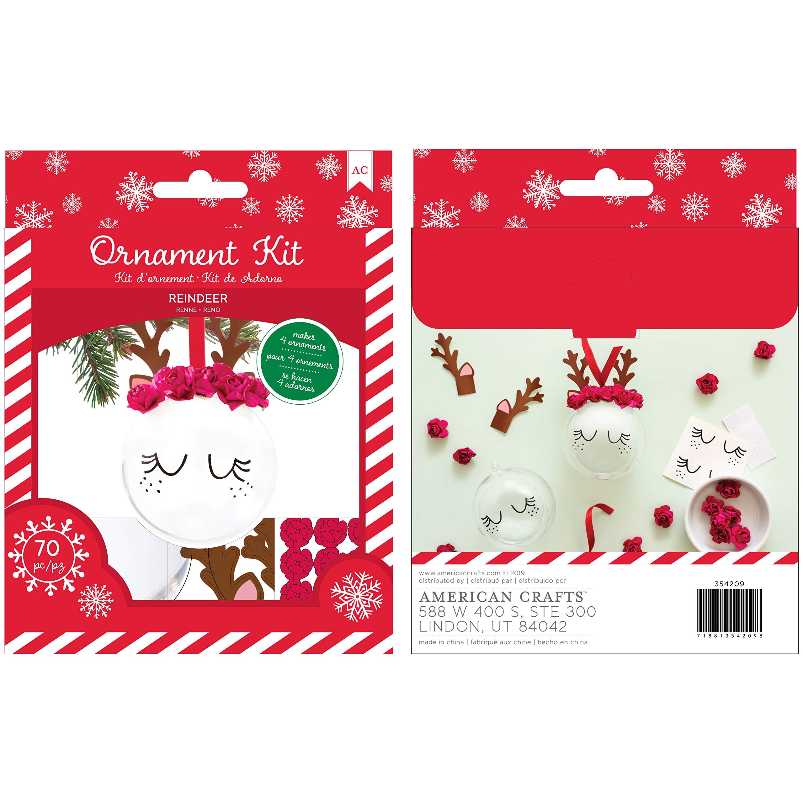 Kit renne American Crafts 354209, matériel de précision pour création festive haut de gamme