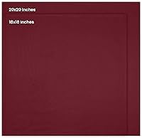 Vista 24 de Utopia Kitchen - Servilletas de tela negras [paquete de 12, 50 x 50 cm], mezcla de algodón absorbente, lavables y reutilizables para cena