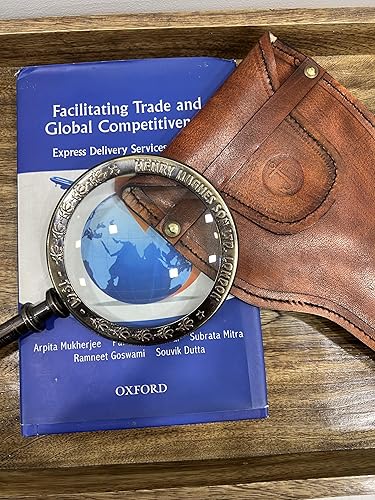 Miniatura 4 de Lupa de latón antiguo Henry London - Lente de 4 pulgadas, funda de cuero, instrumento náutico de 8 x 4 pulgadas para astrólogos, coleccionistas y