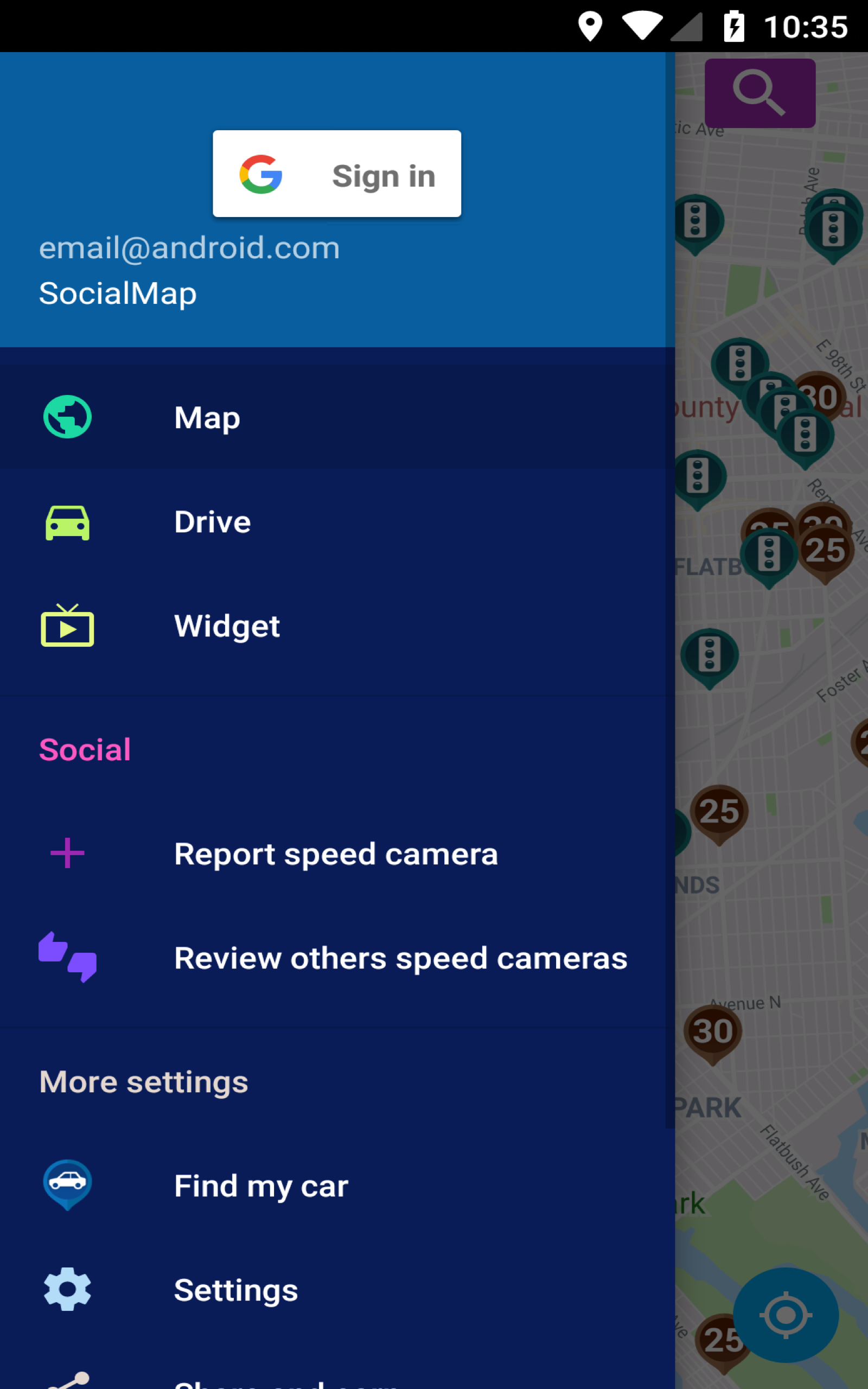 Speed Camera App Speed cameras Radar - App on Amazon Appstore