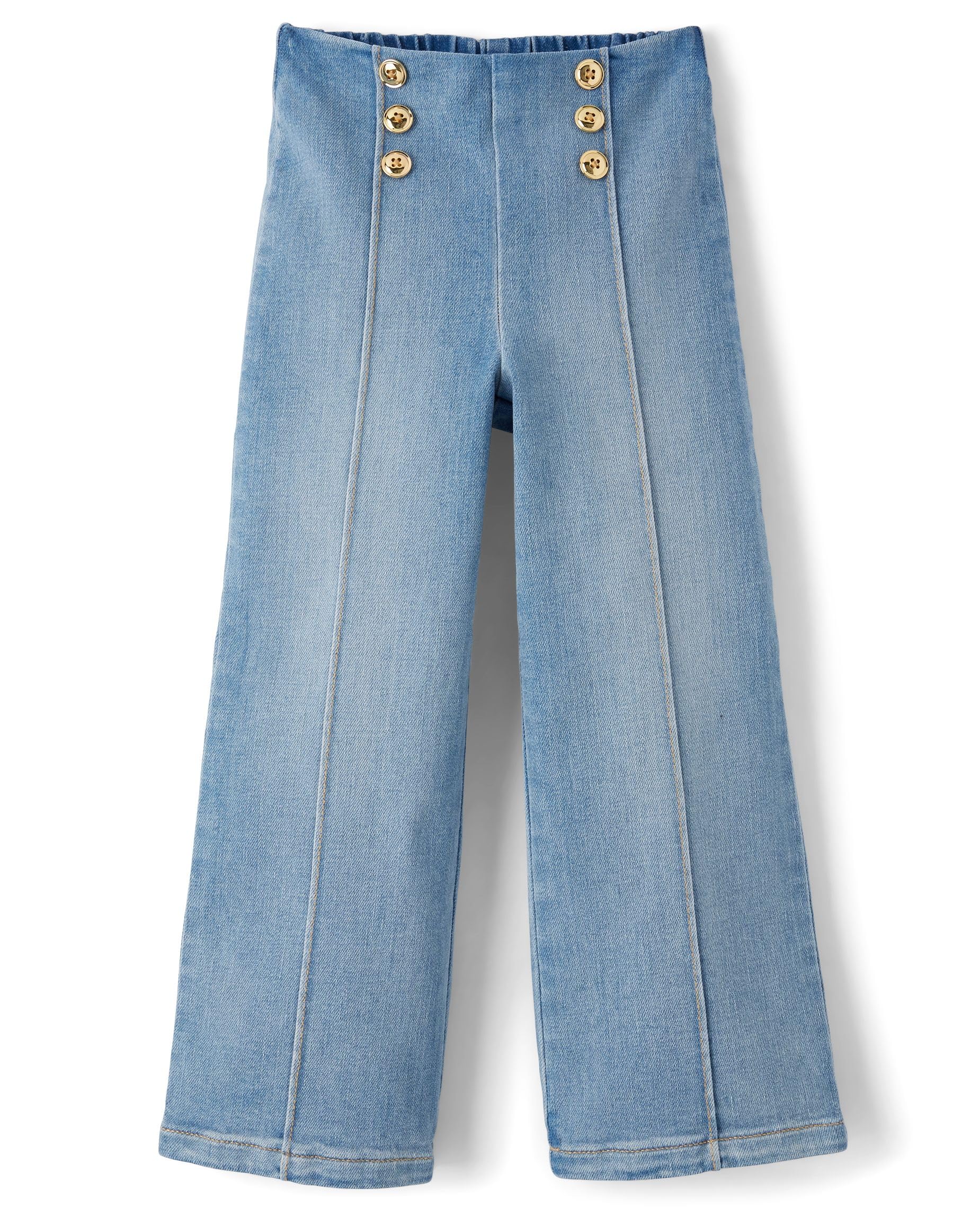 Gymboree Girls' and Toddler Wide Leg Jeans