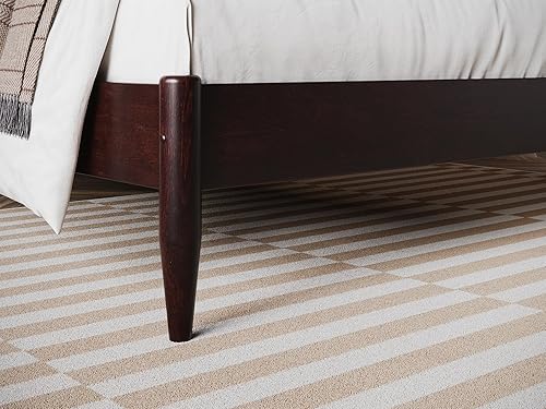 Miniatura 6 de AFI, Pasadena - Marco de cama con plataforma de madera, tamaño individual XL, 14 pulgadas, color espresso