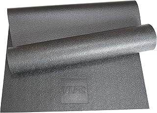 VLFit Esterilla De Protección para El Suelo Antideslizante Esterilla De Ejercicio Amortigua El Ruido Alfombrilla 155cm X 65cm x 6mm para Aparatos De Fitness, Cinta De Correr, Banco De Pesas