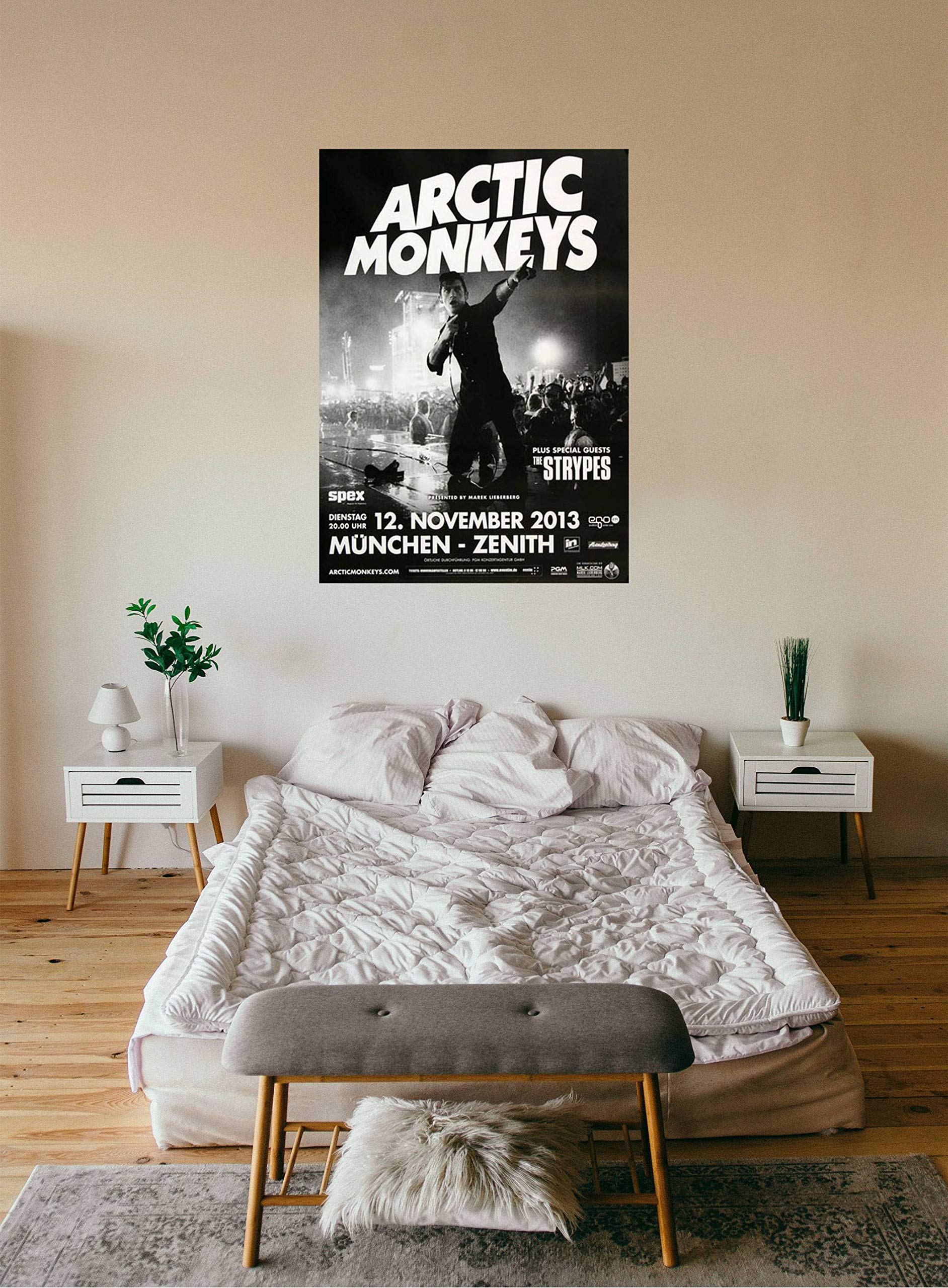 Arctic Monkeys - AM Tour, München 2013 » Konzertplakat/Premium Poster | Live Konzert Veranstaltung | DIN A1 «