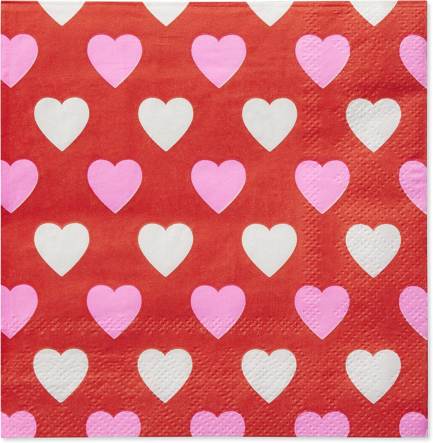 American Greetings 50-Count Valentines Day Party Supplies, Paper Napkins