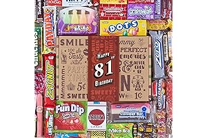 Vintage Candy Co. 1943 Deluxe 81st Birthday Candy Care Package: Celebrate Turning...