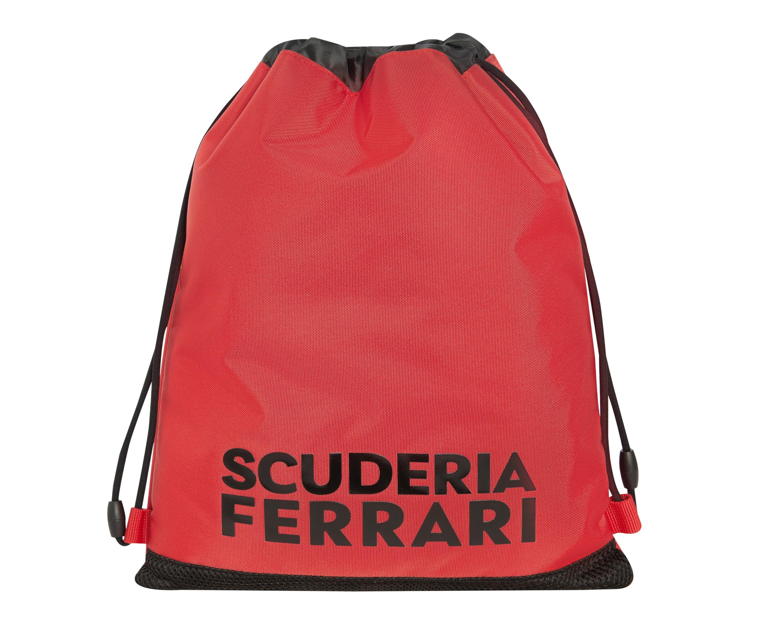 FERRARI KIDS - Sacca Coulisse Ufficiale Ferrari, Compatta e Versatile, Ideale per Palestra, Scuola, Viaggi, Portamerenda, Idea Regalo Bambini e Ragazzi, 35x42x2 cm, Rossa e Gialla