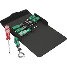 WERA 05105626001 Kraftform 300/7 Set 4 Screwdriver Set Kraftform Plus, 7 Pieces