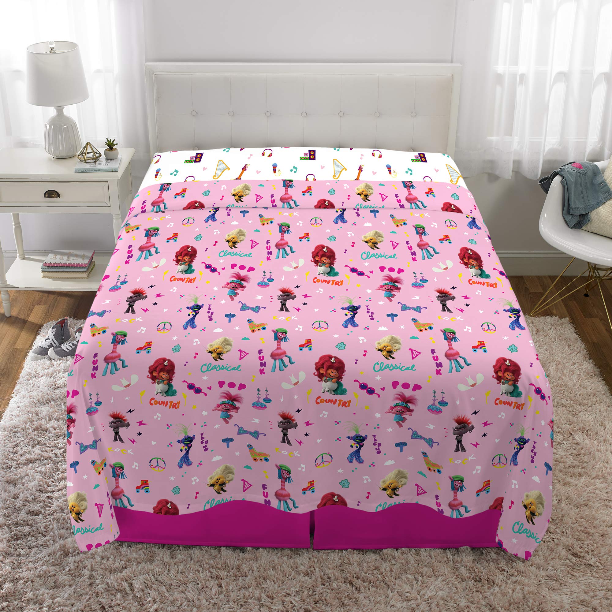 TROLLS シーツカバー 4点セット　新品 TROLLS シーツカバー 4点セット 新品 【公式通販】