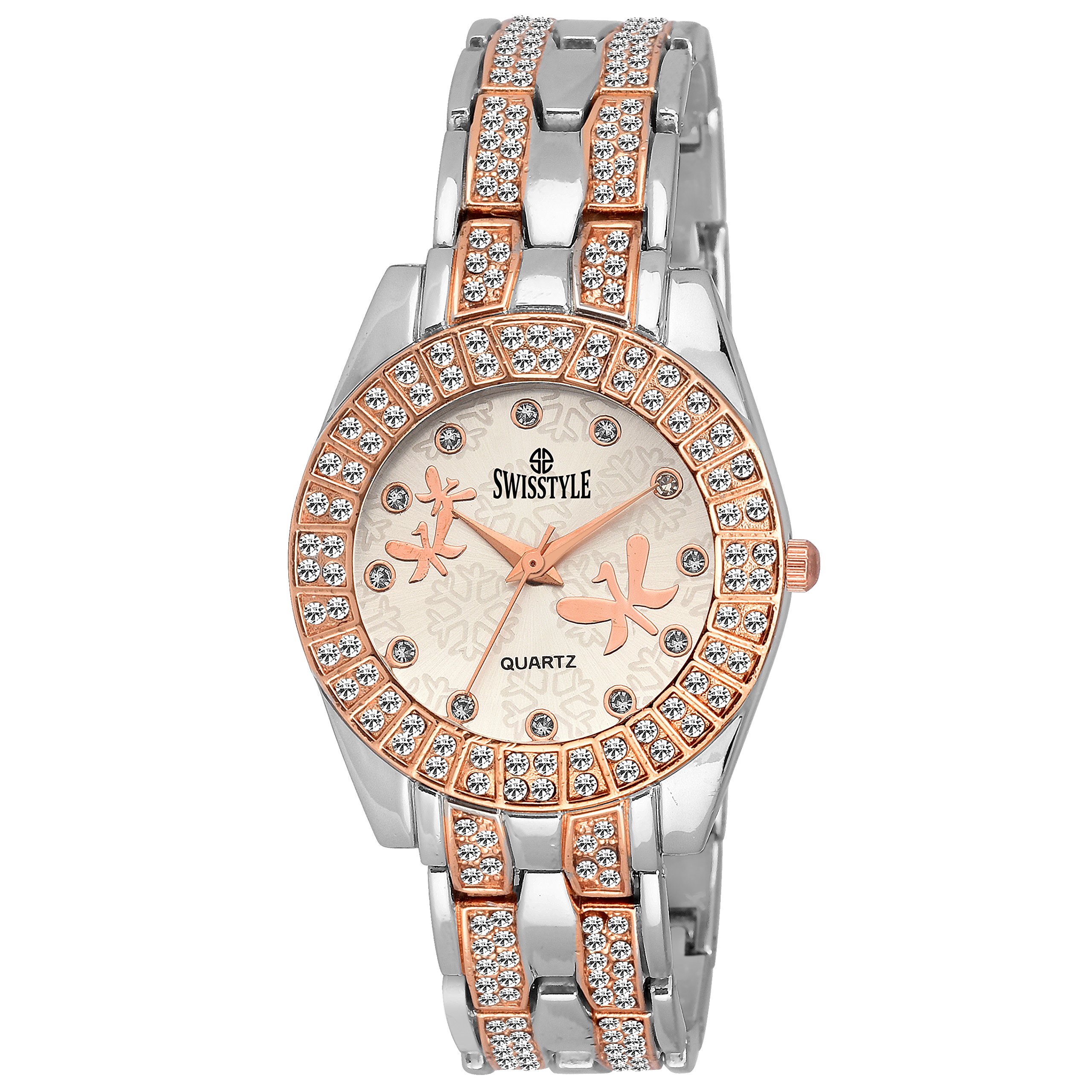 SWISSTYLE Qu7artz Movement Analogue White Dial Watch (B01NB0QL28) Amazon Price History, Amazon Price Tracker