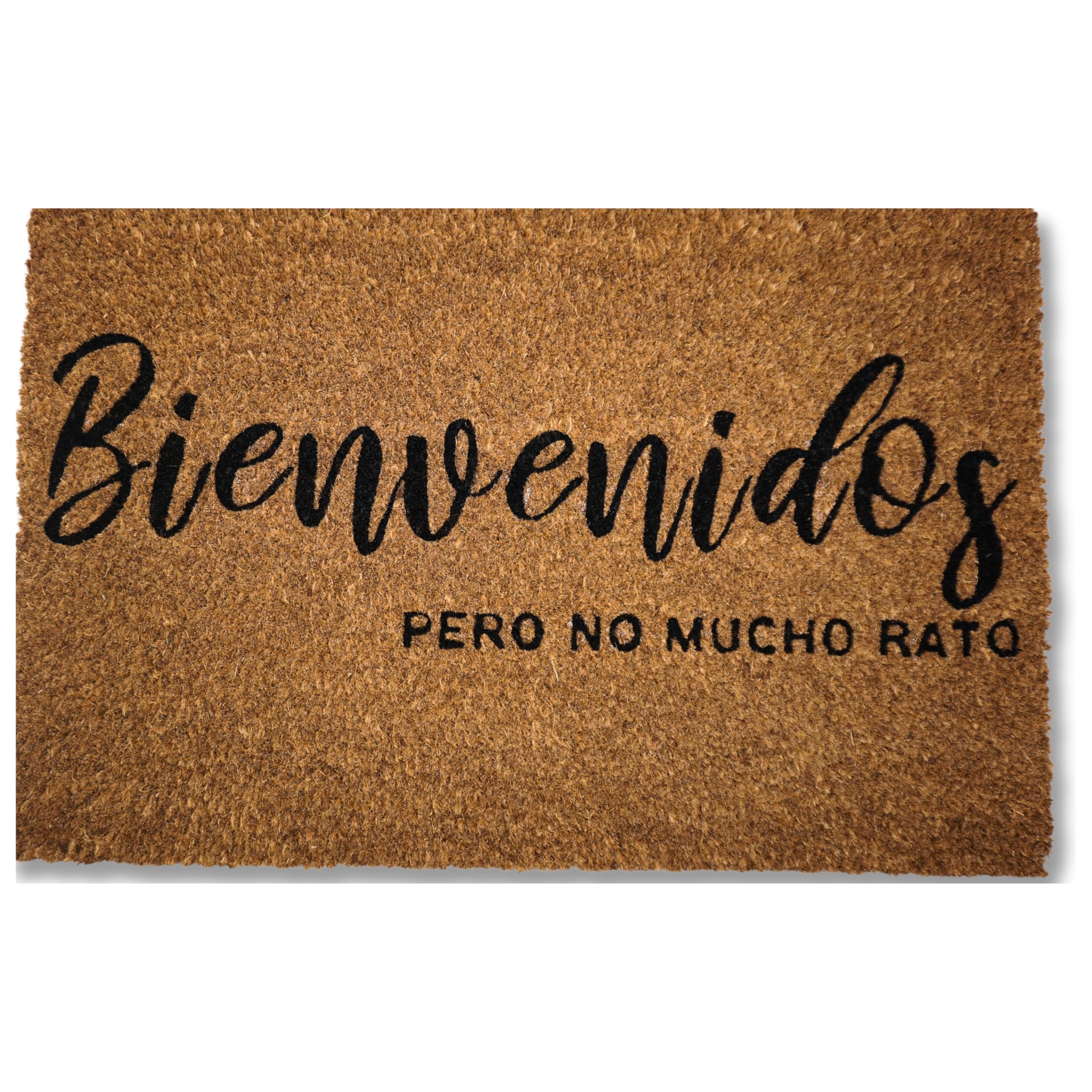 koko doormats Felpudo Entrada casa Originales - Felpudo Exterior Bienvenidos per no Mucho Rato - Felpudos Originales y Divertidos - Felpudo Coco y Base de PVC - Alfombra Entrada casa - 60x40 cm.