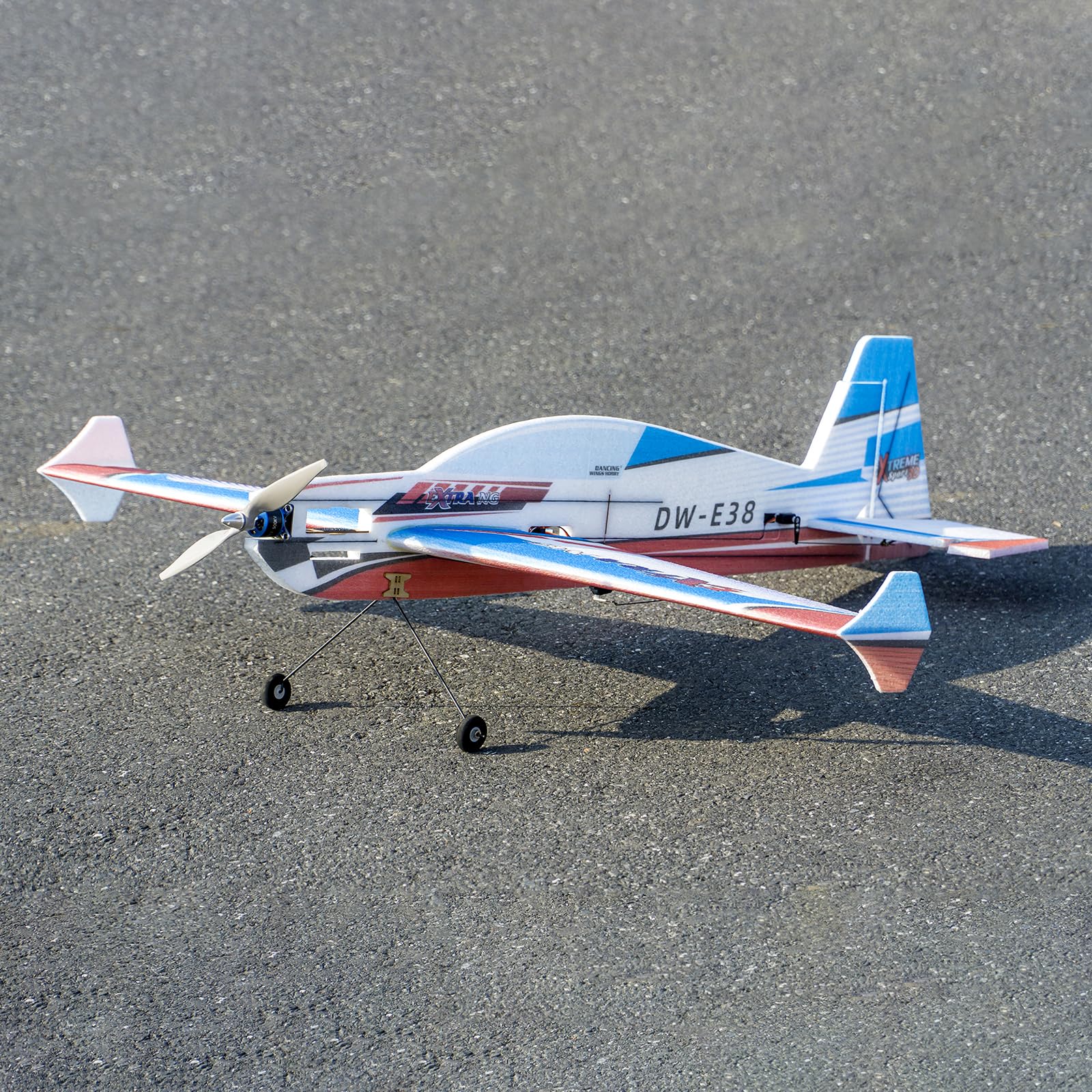 Goolsky RC samolot, RC Aeroplane E38 Extra-NG 1200 mm Rozpiętość szczęk pianka EPP 3D zdalnie sterowany samolot KIT/ZESTAW + Power Combo - KIT