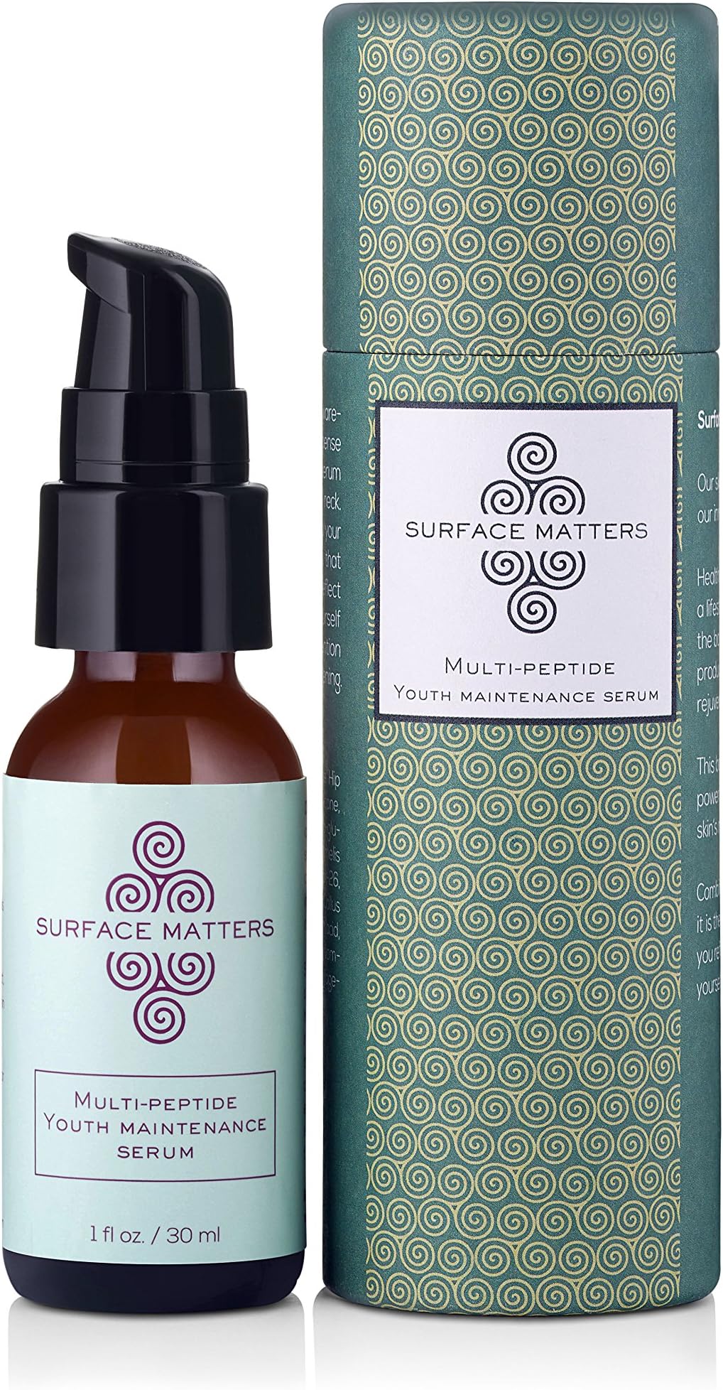 Your face is not a chemistry set! Balanced formula of anti-aging peptides + Vitamin C, Rosehip Oil, Hyaluronic Acid