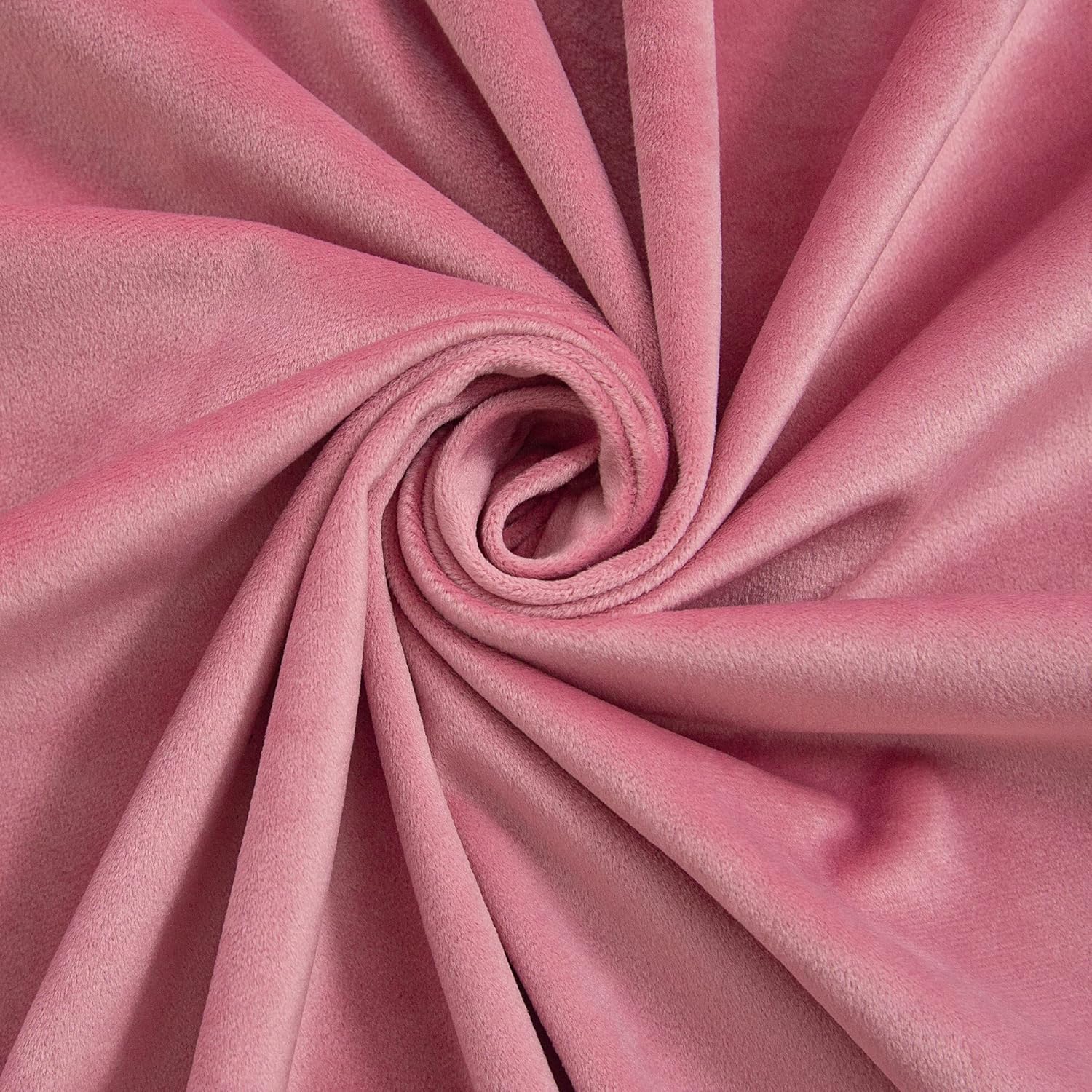 Blush Pink Velvet Curtains 84 inches Long Luxury Room Darkening for Bedroom Living Room,Thermal Insulated Super Soft Window Drapes Rod Pocket & Back Tab, W52 x L84,Set of 2 Panels