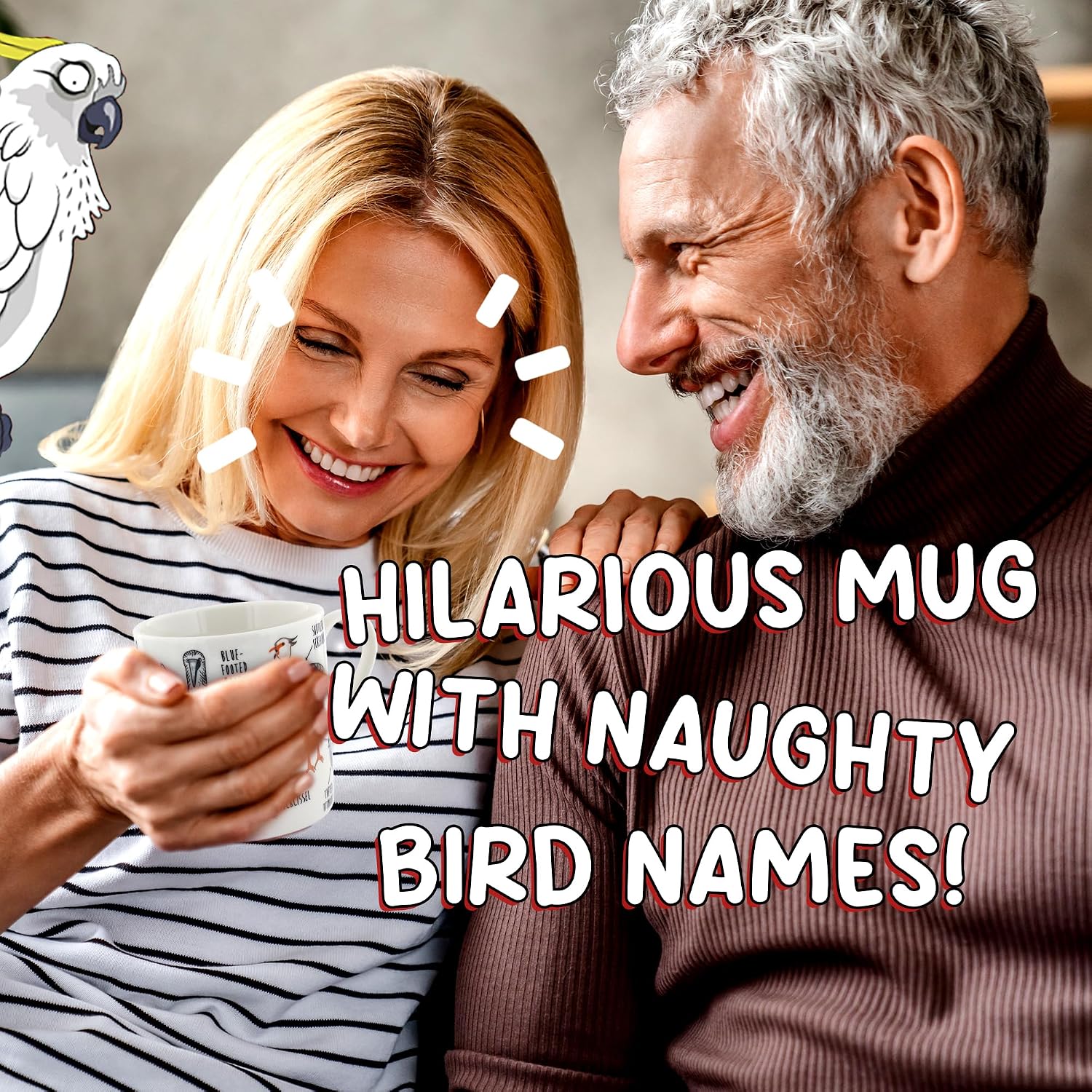 Ginger Fox Fowl Language Bird Mug