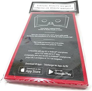 Virtual Reality Cell Phone Viewer (Red)
