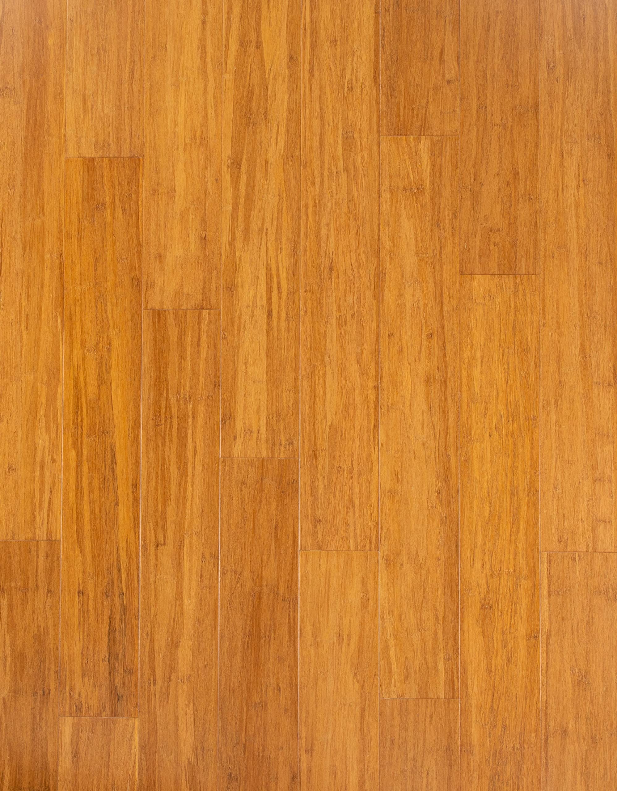 Islander Flooring - Sample Piece 7mm Thick Waterproof Engineered Strand Bamboo DIY Self Install - Honeystone