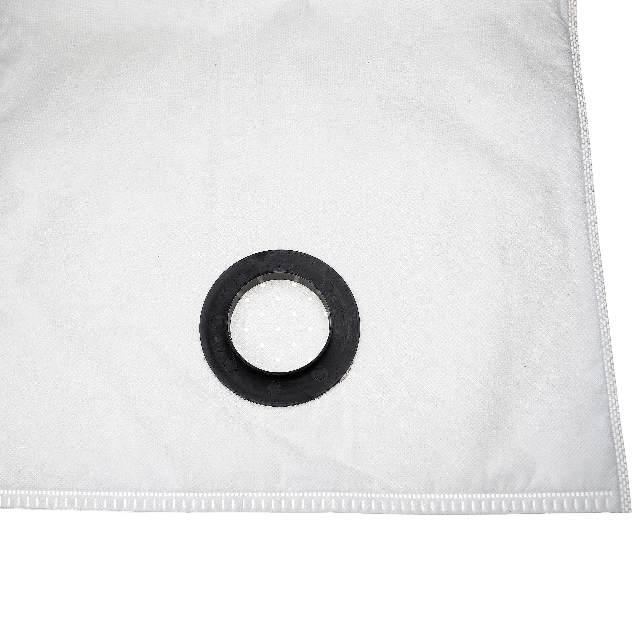 vhbw 20x bolsa compatible con Makita 440 | 445 aspiradora - 45 cm x 33 cm blanco