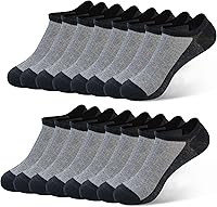 Vista 1 de Tphon Mens No Show Socks, 8 Pairs Non Slip Ankle Socks for Men Low Cut Athletic Liner Sock for Loafer Flats Sneakers