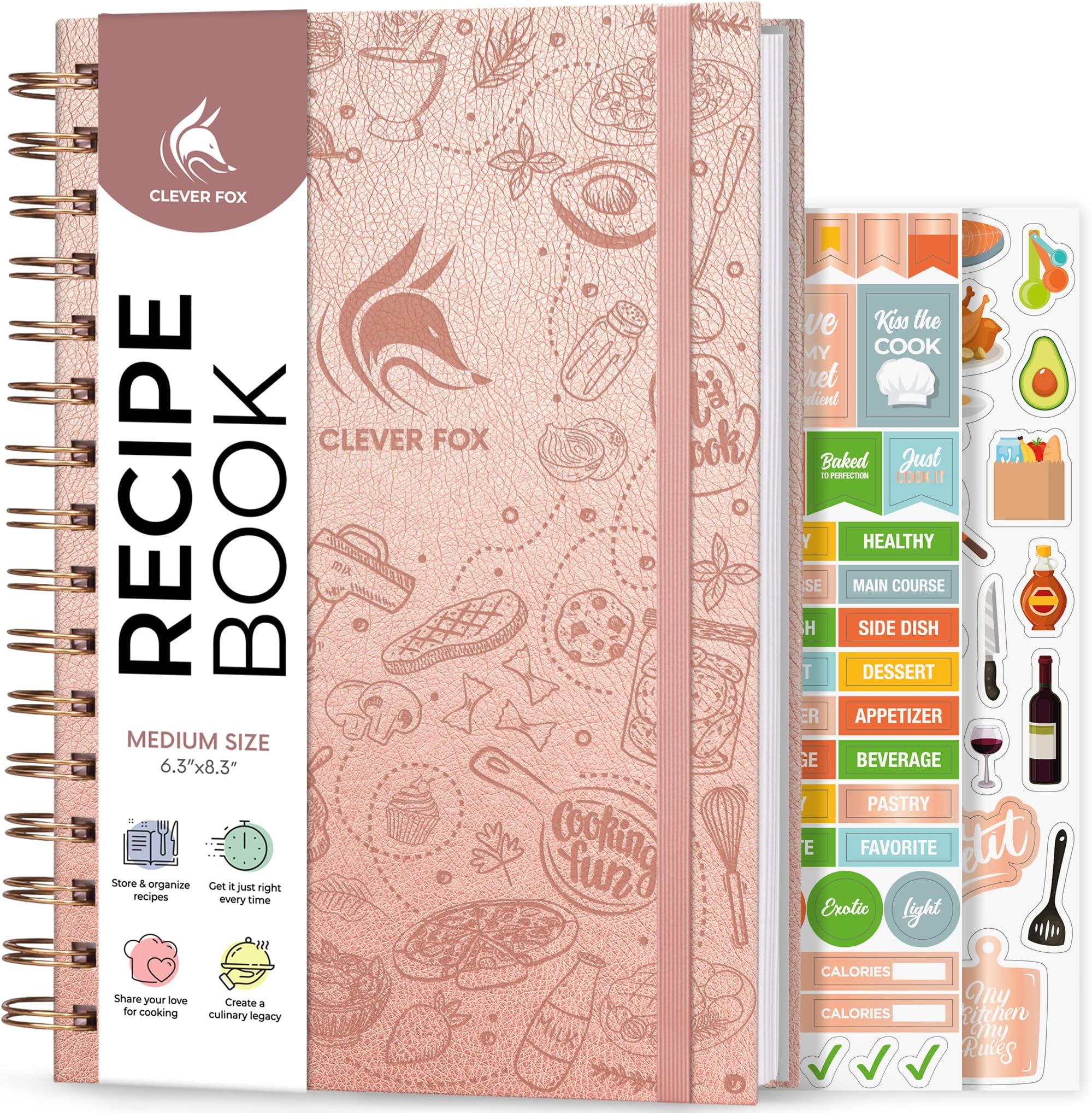 Clever Fox Recipe Book Spiral Make Your Own Family