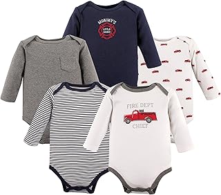 Hudson Baby Sleeve Bodysuits Trucks