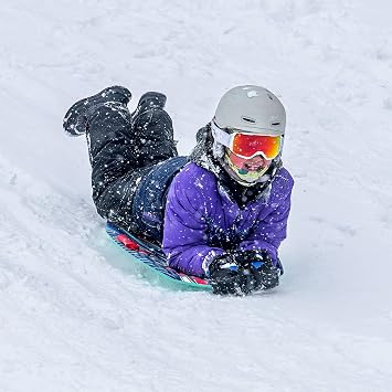 Artikfun 36in Winter Foam Snow Sled with Tow Rope and Handles