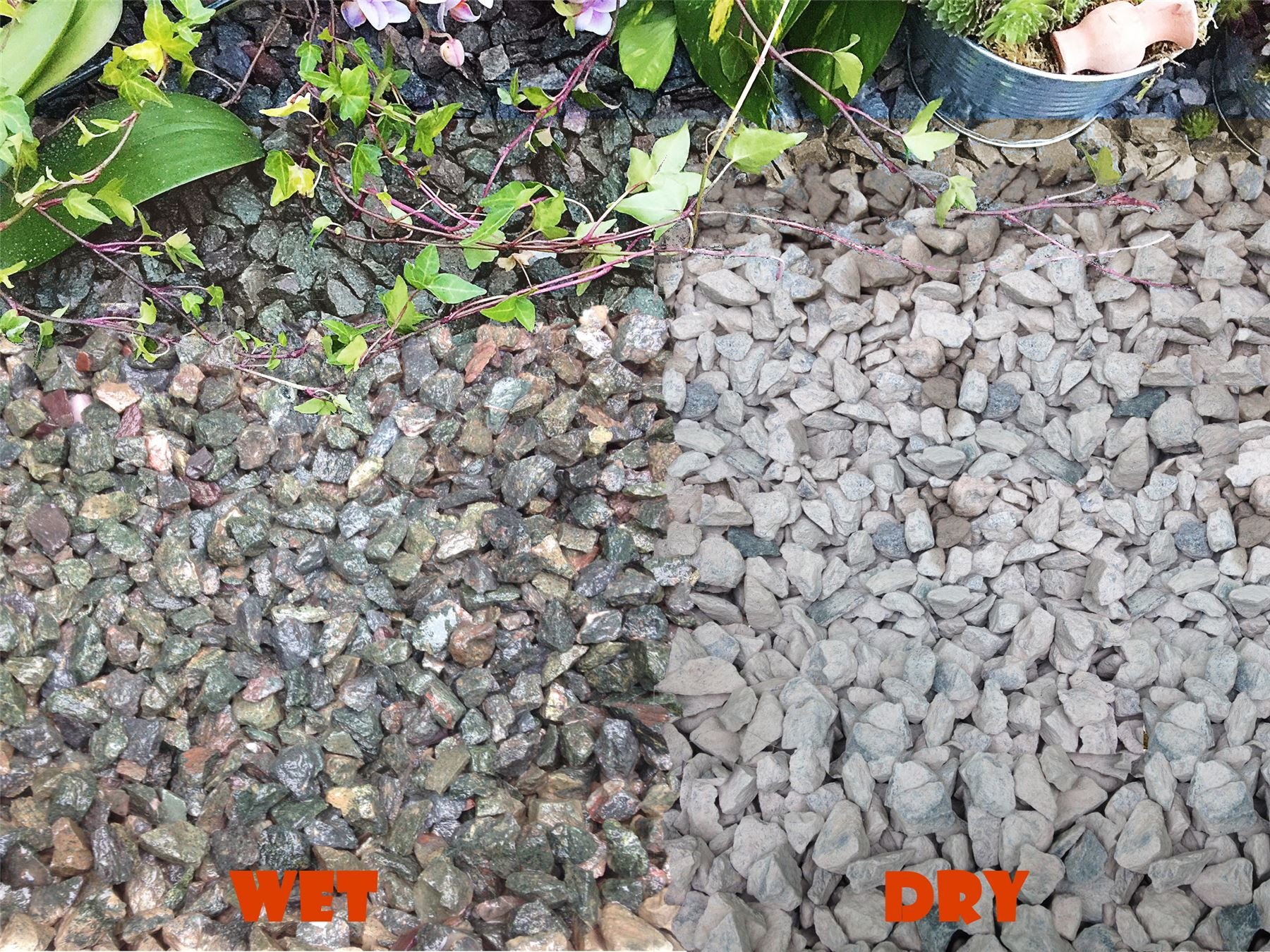10KG Granite Gravel Chippings for Garden Patio Pathway Plant Topping - Iridescent Blue Granite Chippings (10-20mm)