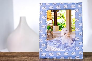 StadiumSpot Officially Licensed NCAA University of North Carolina Premium Silk Silk-Wrapped Picture Frame (Pack of 4)