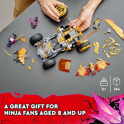 LEGO Ninjago Cole's Dragon Cruiser Neu aus der NINJAGO: Kristallisierte TV-Serie und 4 Min 71769 — nuotrauka 6