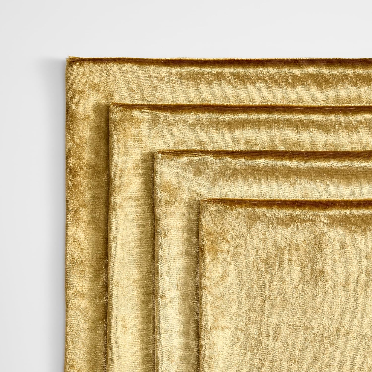 GIGIZAZA Velvet Gold Pillow Covers 18x18,Pack of 4 Decorative Throw Pillow Soft Covers Square Couch Pillow Modern Covers Living Room Luxury Cushion Covers - Image 5