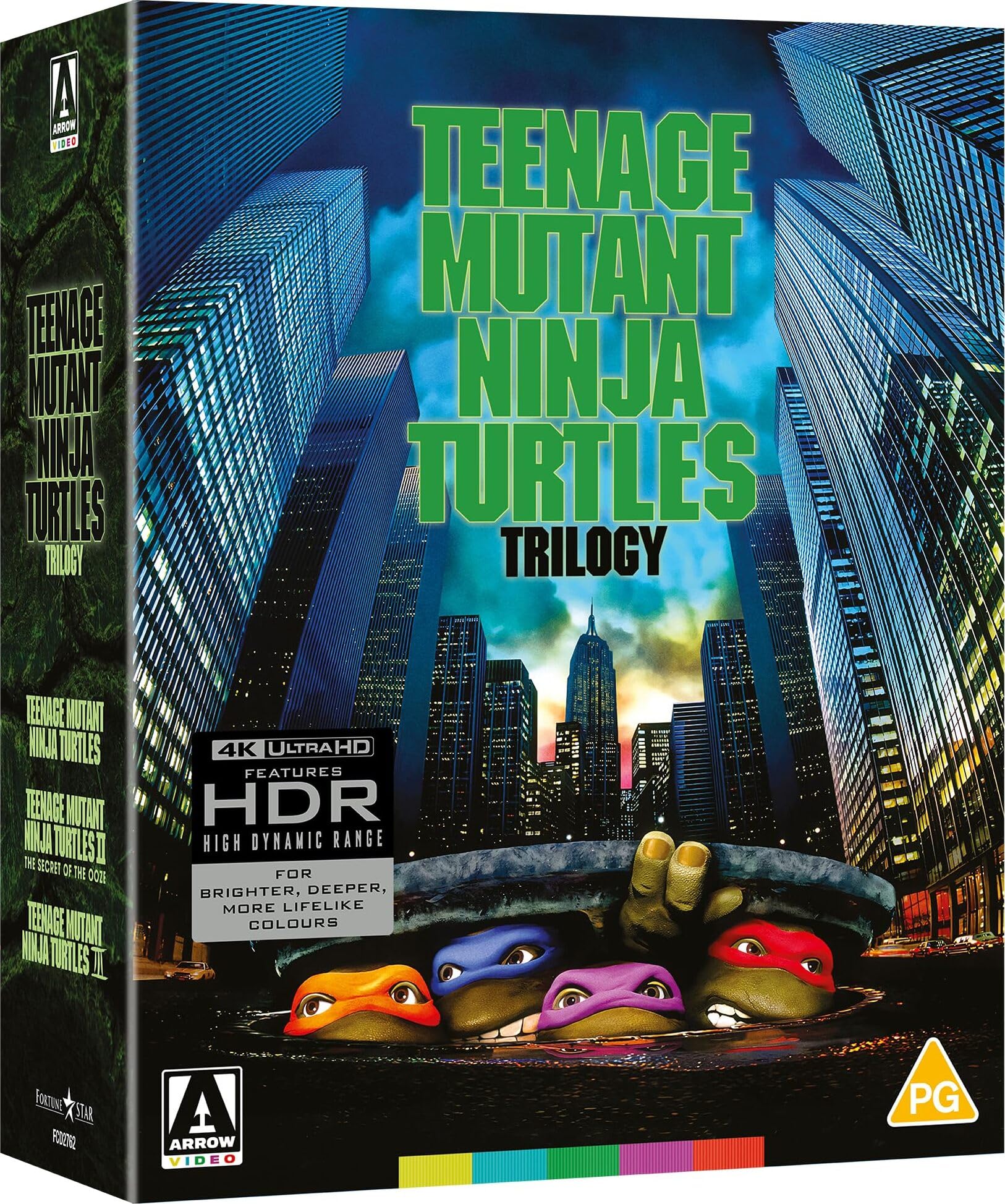 Teenage Mutant Ninja Turtles: Trilogy (Limited Collector's Edition) [3-Disc Set] [4K UHD + Blu-ray] [Region Free]