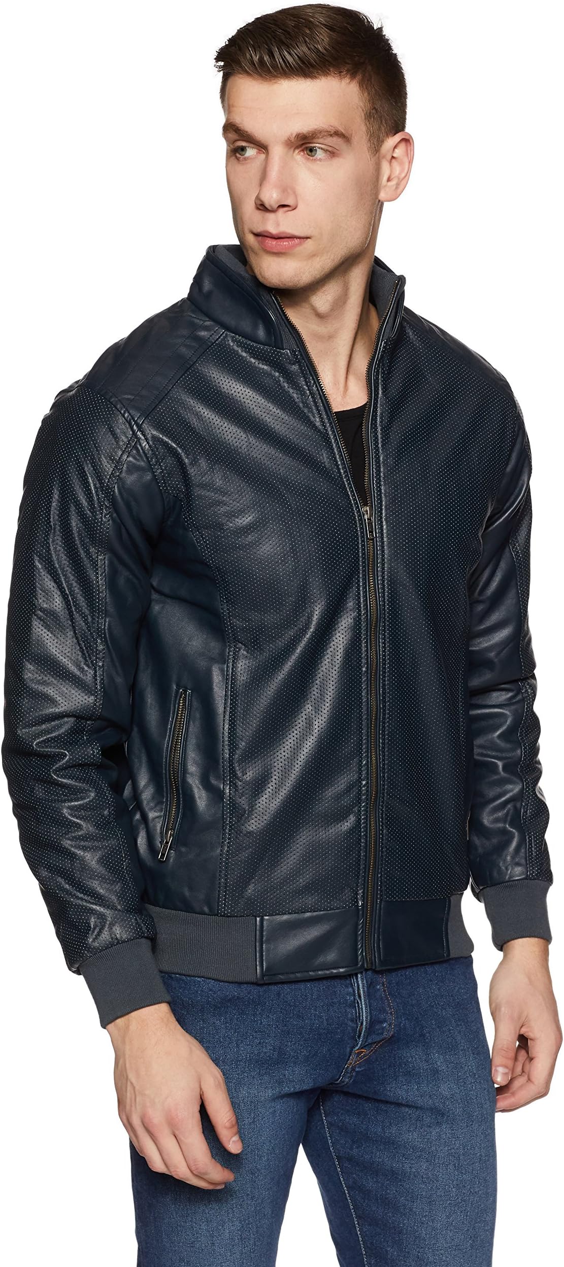 People Men's Synthetic Jacket