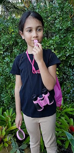 Miniatura 5 de Adventure Kidz - Kit de exploración al aire libre, binoculares con estuche, linterna, brújula, silbato, lupa, mochila, paquete (21 artículos)