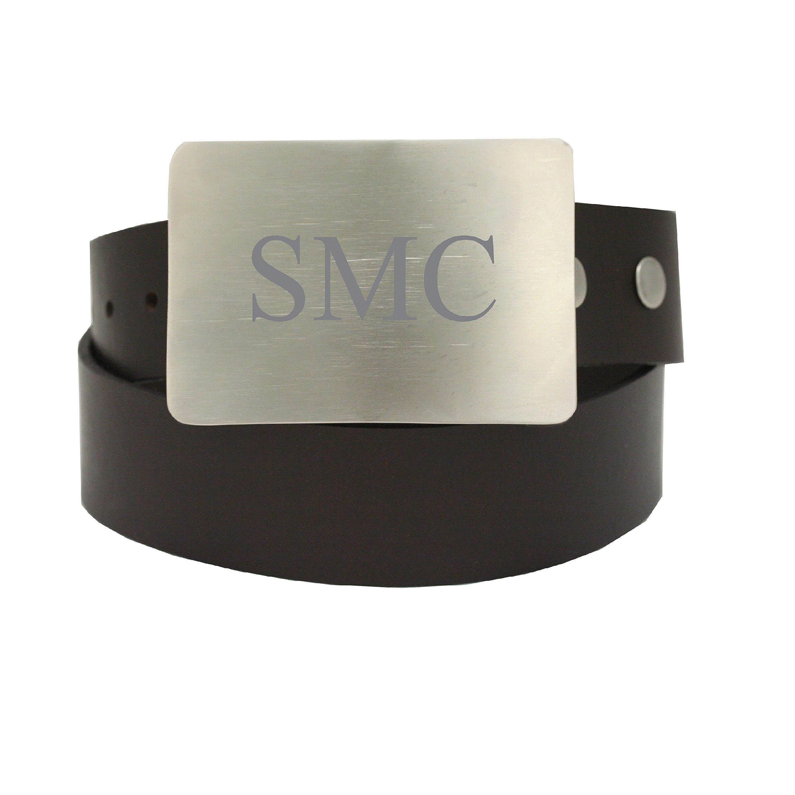 Storus Smart Belt Buckle, Holds Credit Cards in Hidden Chamber, for Men, Travel, Gift with Engraving - Titanium