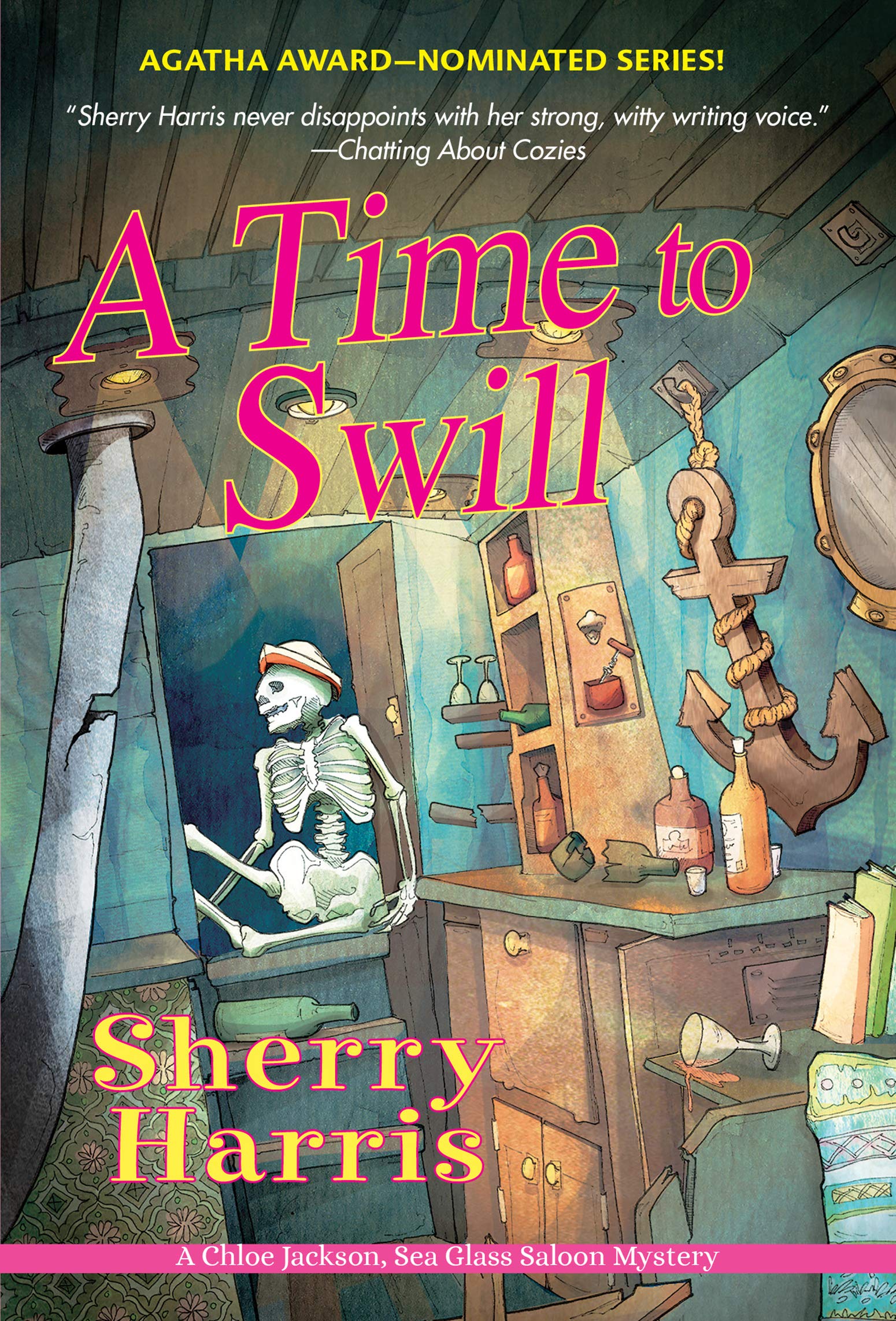 A Time to Swill (A Chloe Jackson Sea Glass Saloon Mystery Book 2)-Sherry Harris
