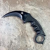 Vista 3 de Falcon Machete Juego de 3 piezas con cuchillos y collar de cuchillo Karambit para camping, deportes al aire libre y colecciones.