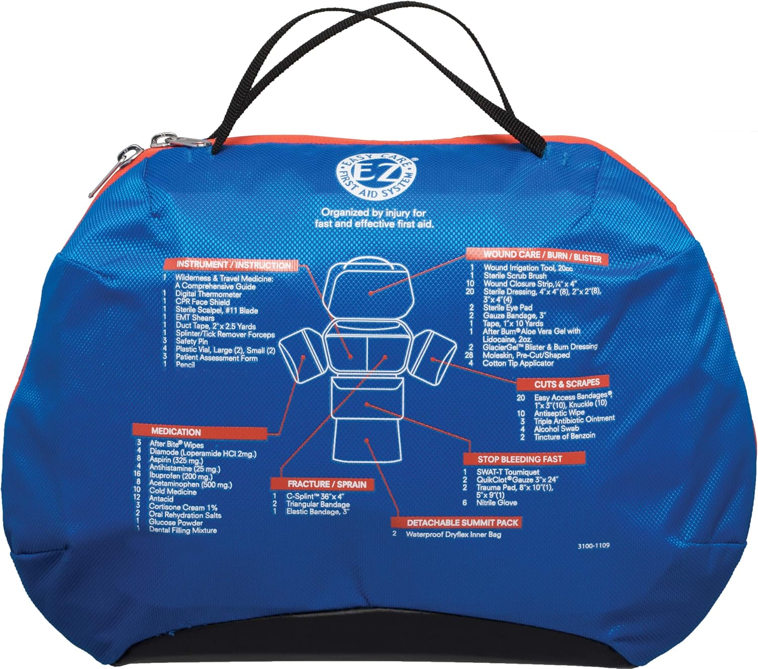 Adventure Medical Kits Mountain Series Mountaineer First Aid Kit - 218 Pieces : Sports & Outdoors