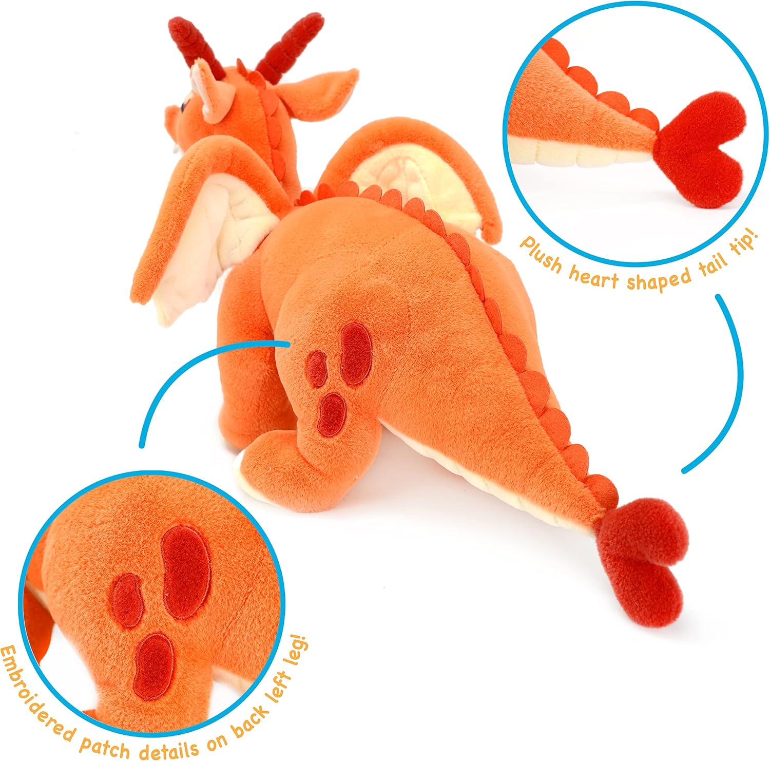TigerHart Delilah The Dragon - 22 Inch Stuffed Animal Plush