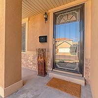 Vista 2 de Architectural Mailboxes Princeton™ Locking, Wall-Mounted Mailbox for Outside, Metal Galvanized Steel Medium Mail Box with Lock and Key Drop Box