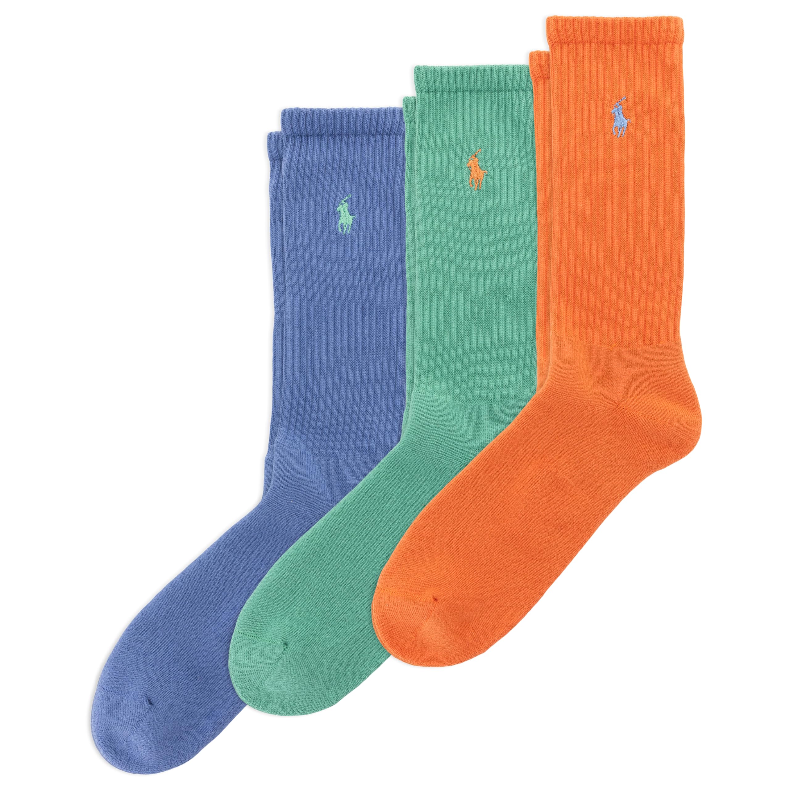 Men's Ribbed Casual Crew Sock 3-Pack